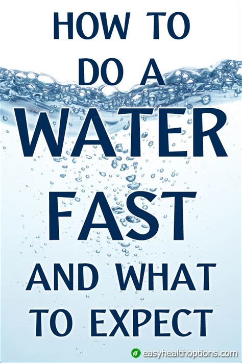 How to do a water fast and what to expect – Artofit