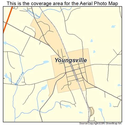 Aerial Photography Map of Youngsville, NC North Carolina