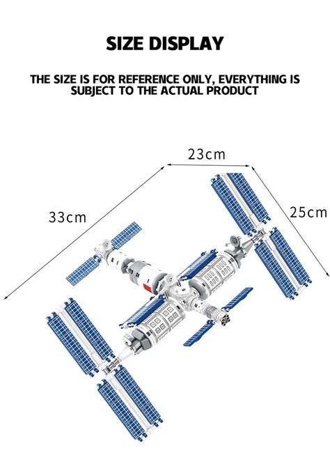 International Space Station (ISS) Small Version - 371 Pieces ...