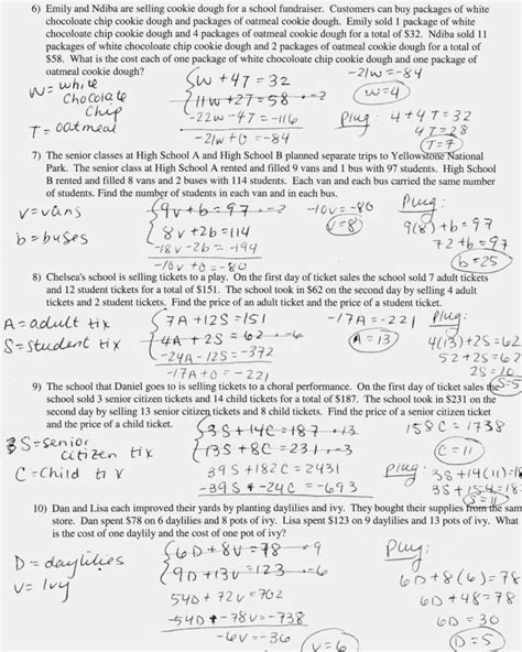 Slope Intercept Form Problems And Answers