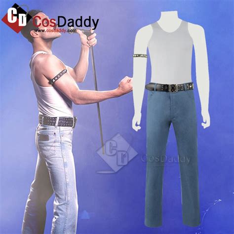 Bohemian Rhapsody Film Freddie Mercury Cosplay Costume Adult For Halloween