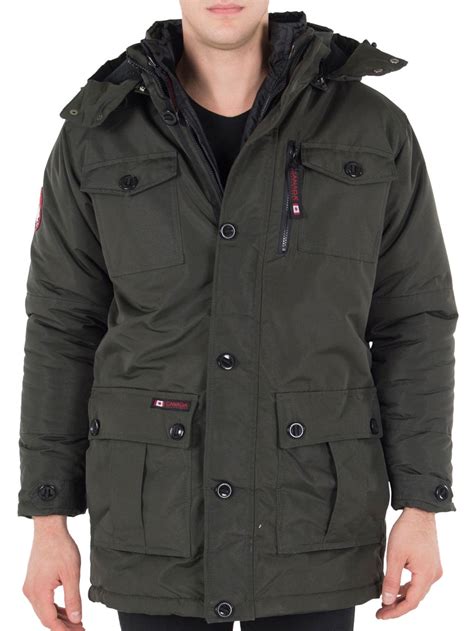 Canada Weather Gear - Canada Weather Gear Men's Insulated Parka ...