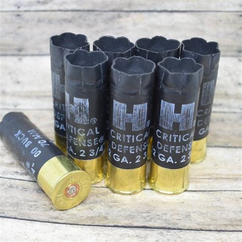 Shotgun Shells Lot of 8 - Black/Brass Hornady 12 gauge Empty Shotgun Shells