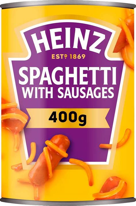 Heinz Spaghetti & Sausages 400g • See best price