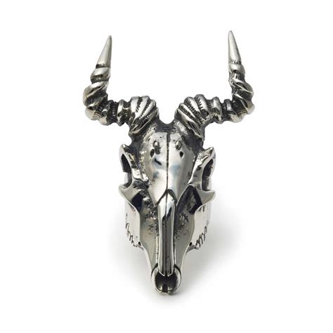 Medium Kudu Skull Ring - The Great Frog London - USA