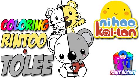 Ni Hao Kai-Lan Rintoo & Tolee Coloring Pages - Nickelodeon Nick Jr Coloring Book for Kids - YouTube