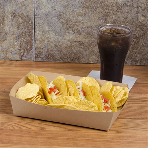 Kraft Lunch Tray - 8 1/2" x 5 1/2" x 2" 500 / Case