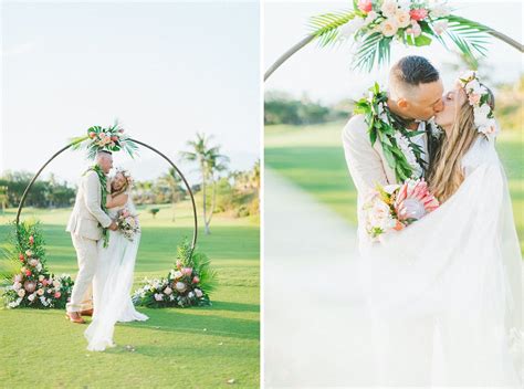 Vibrant tropical intimate Maui wedding — Top Big Island Elopement ...