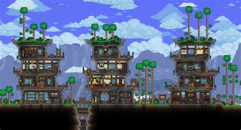 My latest Pre-Hardmode base : Terraria