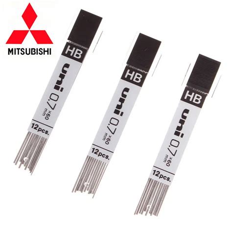 Mitsubishi Uni HB Mechanical Pencil Leads Mechanical Pencil Refills Uni UL 1407 Office Supplies ...