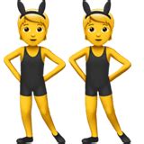 👯 People with Bunny Ears Emoji – Meaning, Pictures, Codes