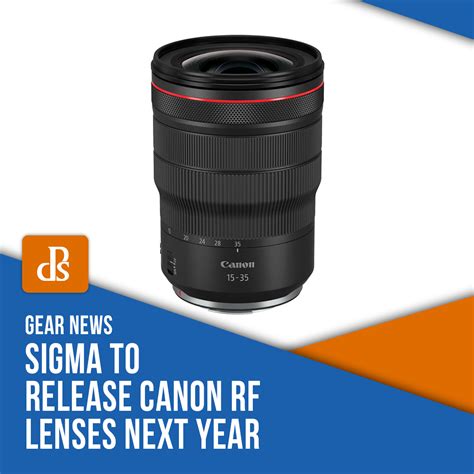 Sigma to Release Canon RF Lenses Next Year