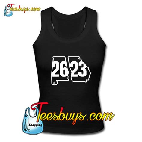 ALABAMA GEORGIA SCORE Tank Top Pj | Tank tops, Tank top fashion, Tops