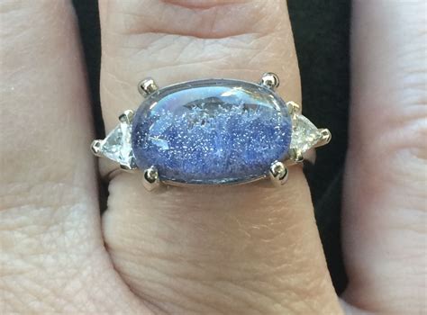 Dumortierite Dumortierite, The Rock, Druzy Ring, Rocks, Engagement ...