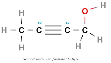 Devise a structure having two sp-hybridized carbons and the molecular formula C4H6O. | Homework ...