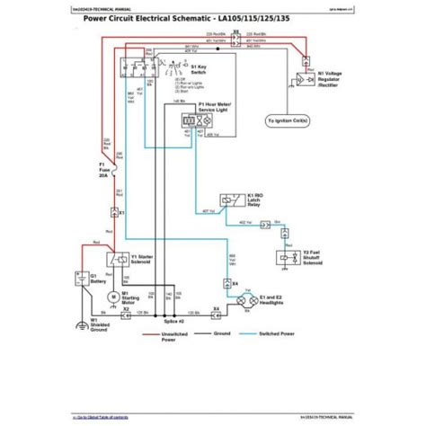 John Deere La105 Wiring Schematic - Wiring Diagram