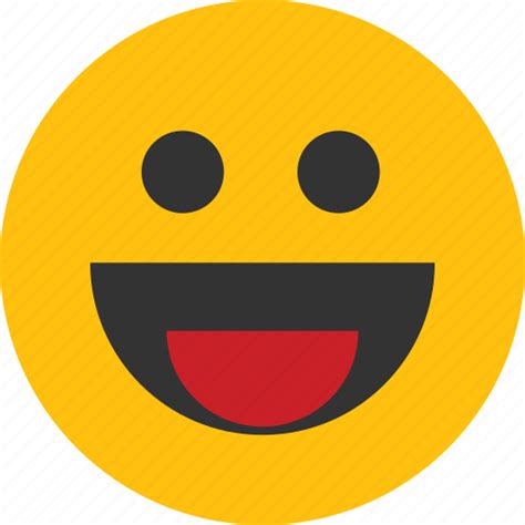 Emoji, happy, mood, smile emoji icon - Download on Iconfinder