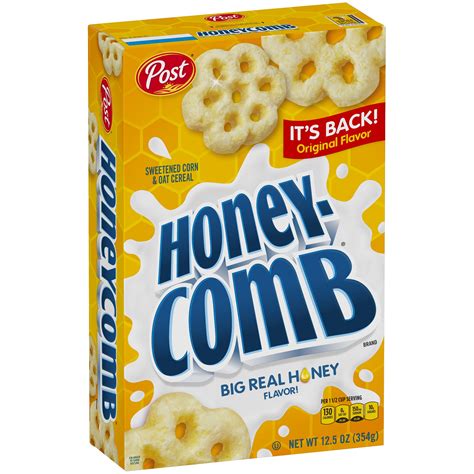 Post® Honey-Comb Cereal 12.5 oz. Box - Walmart.com