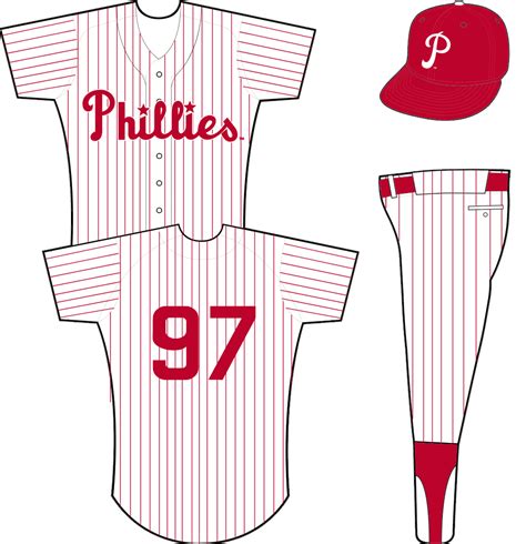 Philadelphia Phillies Home Uniform - National League (NL) - Chris Creamer's Sports Logos Page ...