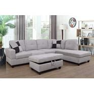 PonLiving Benny 77.5'' 3 Pieces Living Room Sofa Set, Armrest Chairs ...