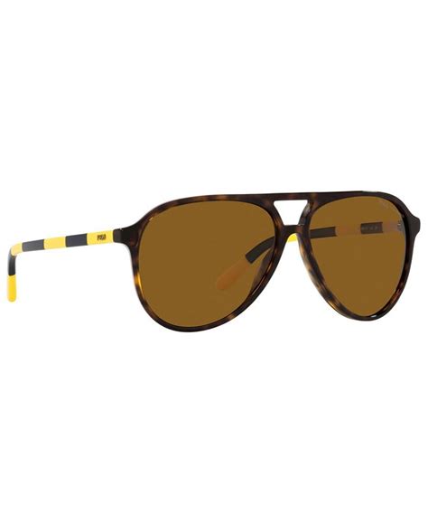 Polo Ralph Lauren Men's Polarized Sunglasses, PH4173 59 - Macy's