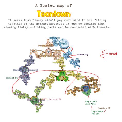 I felt like making a scaled tile map of ToonTown. The parts that are ...