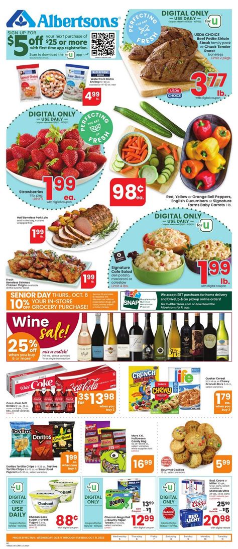 Albertsons Weekly Ad Oct 05 – Oct 11, 2022