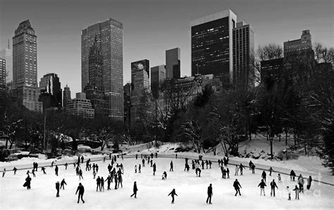 Wollman Rink Skaters Photograph by Rich Despins - Fine Art America