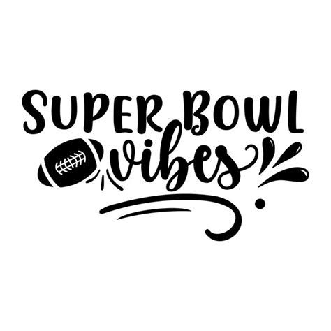 Premium Vector | Super bowl svg design