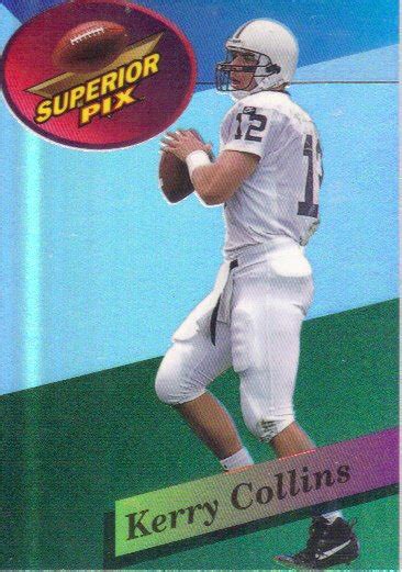 Kerry Collins 1995 Superior Pix Instant Impact #2 Penn State Football Card