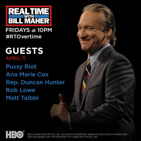 QUOTES FROM “REAL TIME WITH BILL MAHER” APRIL 11,... - Bill Maher Blog