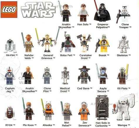 LEGO Star Wars | The 2010 LEGO Star Wars mini figures entire… | Flickr