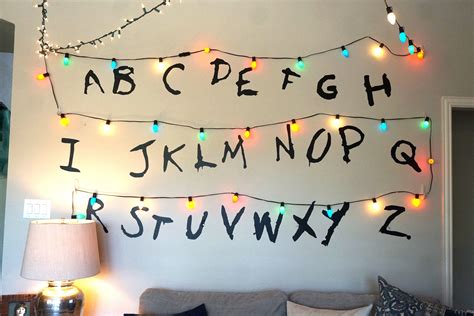 Stranger Alphabet Wall Decals Scary Letters Wall Mural - Etsy UK