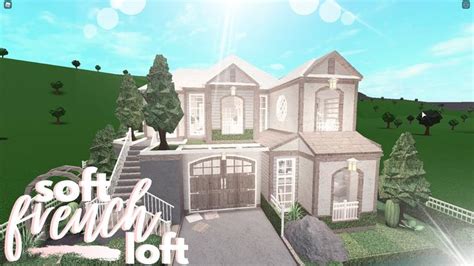 Bloxburg: Soft French Loft | House Build - YouTube | Unique house design, Two story house design ...