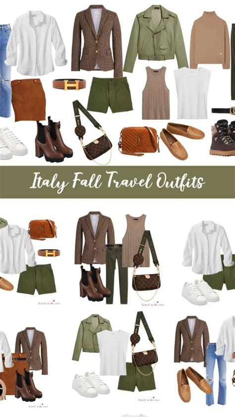 Italy Fall Travel Outfits