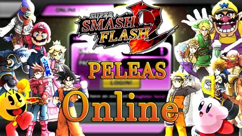 CÓMO JUGAR AL SUPER SMASH FLASH 2 ONLINE / PELEAS CON SUSCRIPTORES ...