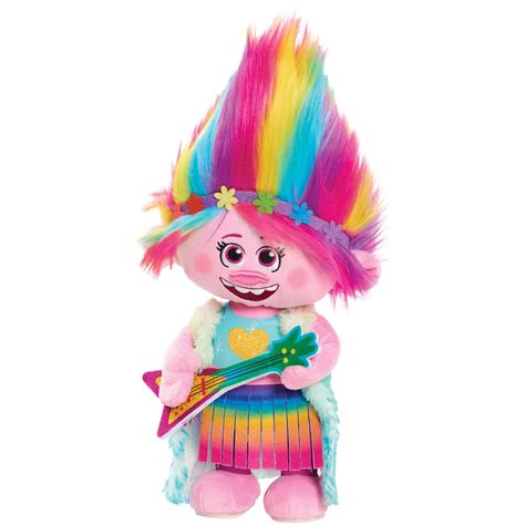 Trolls World Tour Dancing Poppy Feature Plush, Ages 3 + - Walmart.com ...