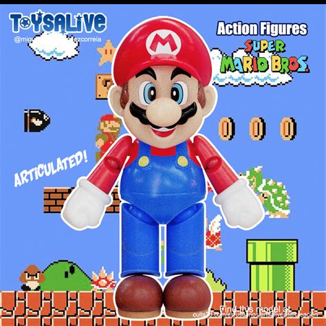 3D file Super Mario Bros Action Figures・3D print design to download・Cults