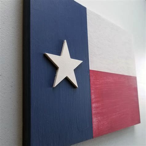 Texas State Flag on Wood Wooden Flag Wall Decor 9x12 Texas - Etsy