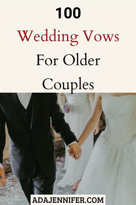 Funny Wedding Vows For Older Couples