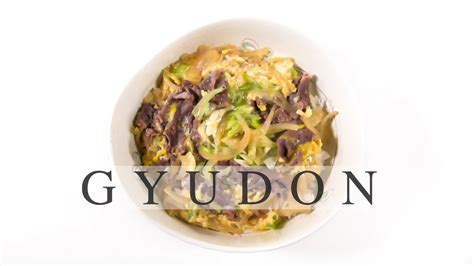 Gyudon Recipe | Japanese Beef and Egg on Rice - YouTube