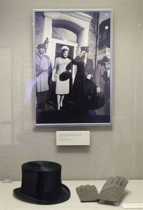 JFK Inauguration gloves and hat at the Library. | Jfk inauguration, Jfk ...