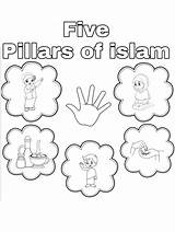 Grade 1 Islamic Studies Worksheet Pillars Of Islam  sketch template