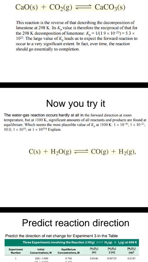 Solved CaO(s) + CO2(g)CaCO3(s) This reaction is the reverse | Chegg.com