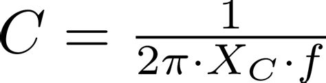 Capacitive reactance - Electronics - BasicTables