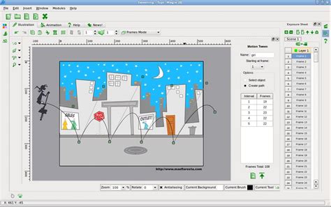 TupiTube Desk - 2D animation tool for desktop environments - LinuxLinks