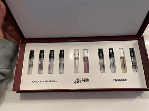 ULTA perfume sampler kit Caroline Herrera Rabanne John Paul Gaultier | eBay