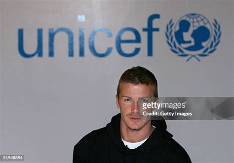 David Beckham Unicef Ambassador Photos and Premium High Res Pictures ...