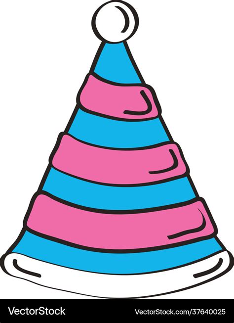 Party hat birthday Royalty Free Vector Image - VectorStock