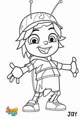 Beat Bugs Coloring Pages sketch template